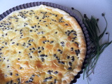 Quiche aux fleurs de plantain