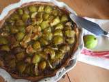 Tarte aux figues et à la pistache