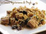 Riz au Wok et son Tofu mariné