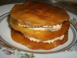 Mille-feuilles de crabe au fromage blanc