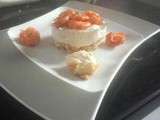 Cheese cake crevettes, romarin et piment d' espelette