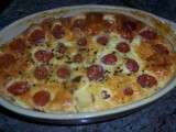 Clafoutis tomate cerise et mozzarella