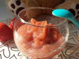 Compote pomme-fraises