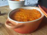 Gratin lentilles et patate douce