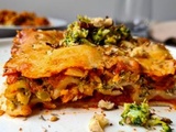 Lasagnes crevettes et brocoli