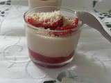 Panacotta fraises et coco