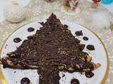 Sapin feuilleté au chocolat