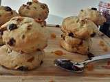 Scones aux raisins secs