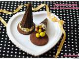 Chapeau de sorcière au chocolat {Cachette à bonbons Halloween}