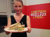 Club sandwich au pastrami {Le match des moelleux}