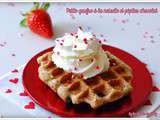 Gaufre croustillante noisette & chocolat {a indice glycémique bas & Sans gluten}