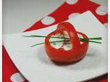 Panier fraicheur light { Tomate, boursin, fromage blanc 0% et ciboulette }