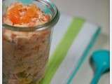 Rillettes aux 2 saumons { Light au fromage blanc 0%}