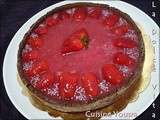 Tarte fraise,banane,chocolat