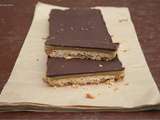 Barre caramel et chocolat comme un « twix » version saine