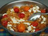 Courge spaghetti aux tomates fermentées