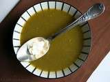 Soupe de fanes de navets