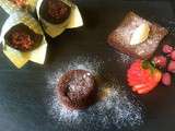 3 en 1 du Moelleux ou Coulant (mi-cuit) ou Muffins au Chocolat Gluten Free