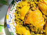 Tajine de Poulet au Fenouil et Petits Pois