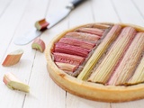 Tarte à la rhubarbe sans gluten