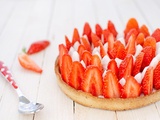 Tarte aux fraises sans gluten