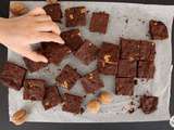 Brownies vegan au beurre d'arachide et aux noix