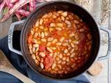 Cocotte de haricots coco frais aux tomates San Marzano