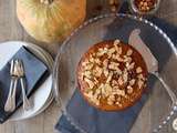 Gâteau aux saveurs de l'automne à la courge et aux noisettes