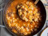 Minestra di ceci neri e zucca - Soupe de pois chiches noirs et de courge