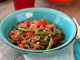 Salade d'épeautre et de haricots verts....en souvenir d'un beau week-end en Basilicata