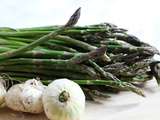 Taboulé printanier d'asperges vertes et petits pois