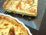 Quiche Petits Pois, Bacon & Fleurs de Courgette