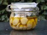 Ail confit en conserve