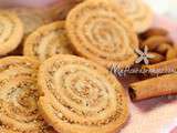 Biscuits spirales aux amandes et cannelle