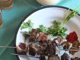 Boulfaf : Brochettes de foie à la crépine de mouton