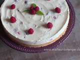 Cheesecake aux framboises sans cuisson