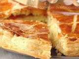 Galette des rois aux amandes et orange confite