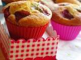 Muffins aux fraises