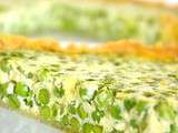 Quiche aux petits pois