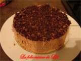 Entremet chocolat banane crumble carambar