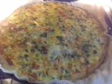 Tarte aux courgettes et brillat-savarin