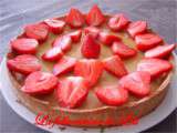 Tarte patissière à la fraise