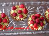 Tartelette pistache framboise