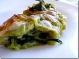 Gratin de courgettes roquefort et ravioles