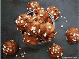 Dark chouquettes au chocolat