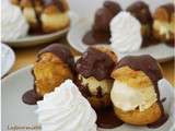 Profiteroles au chocolat