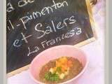 Soupe de lentilles aux poivrons, Salers et pimenton : la recette Amoureusement Soupe