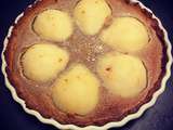 Tarte poire marron