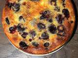 Clafouti aux cerises sur pâte feuilletée