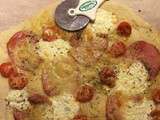 Pizza bacon tomates cerice